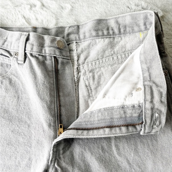 VINTAGE Brittania Grey High Waisted Straight Leg Jeans - Picture 5 of 12